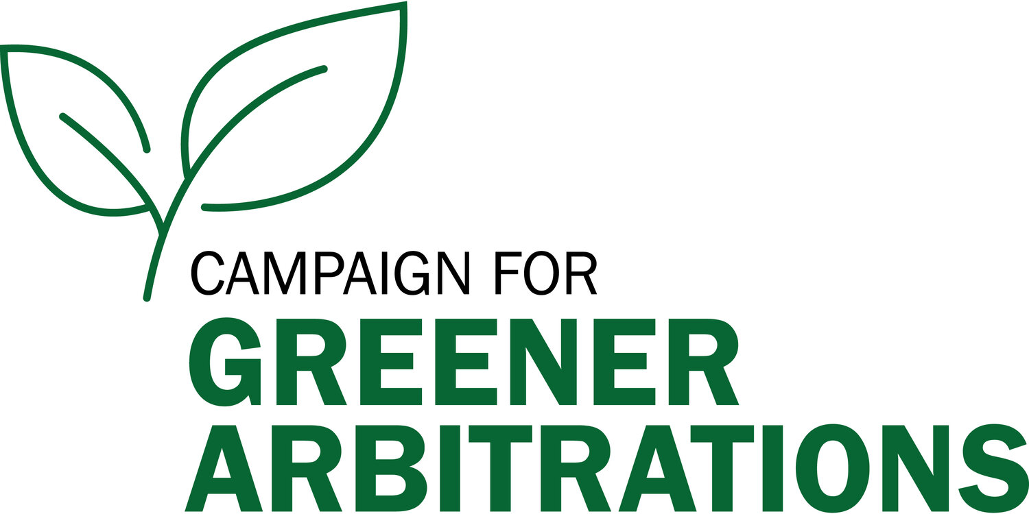 Campaign for Greener Arbitrations - Logo